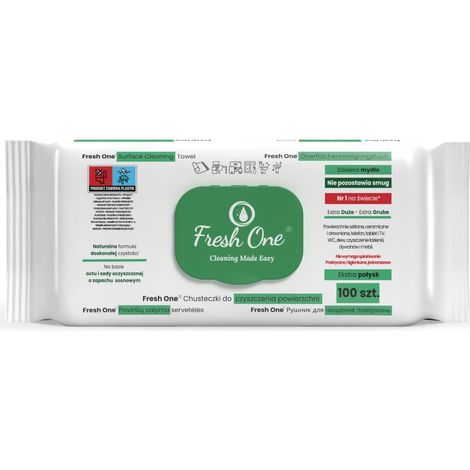 Toallitas húmedas Fresh One con aroma a pino. (1/3)