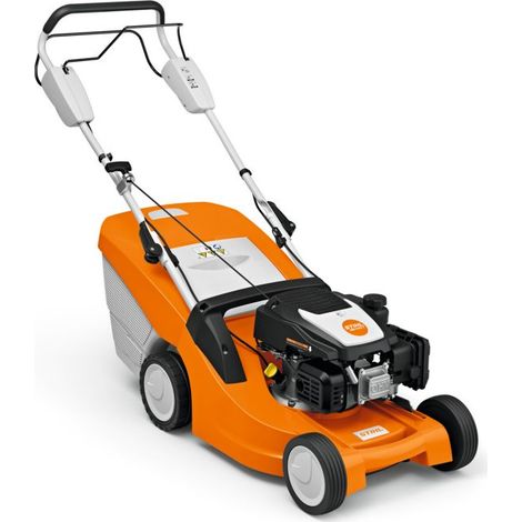 STIHL RM 443 T 139cc Tondeuse à gazon Coupe 41 cm 4 en 1 Panier 55 Lt Automotrice