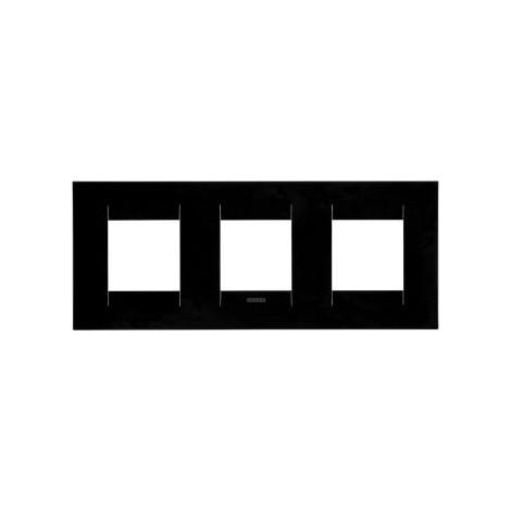 PLAQUE GEO INT. 2+2+2P H NOIR TONER GEWISS GW16426TN