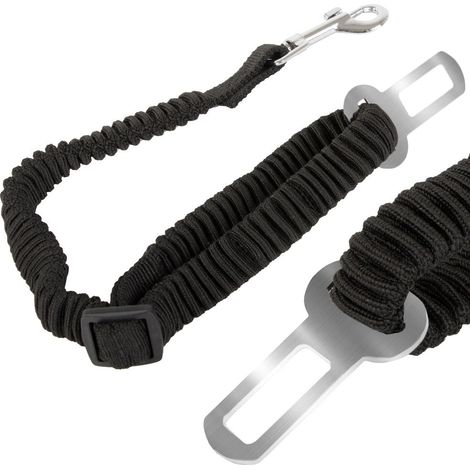 Ceinture de sécurité de voiture laisse pour chien élastique extensible forte (1/5)