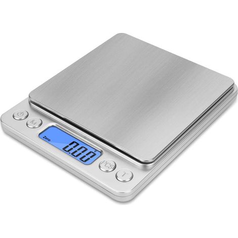 Digitale Küchenwaage, Mini-Multifunktions-Taschenwaage, 500 g x 0,01 g