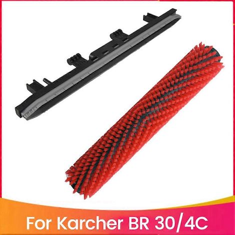 2-teiliges Scheuerwalzen-Set für Kärcher BR30/4C, saugfähiger Schaber, ölbeständig, gerader Abzieher, saugfähiger Streifen (1/5)
