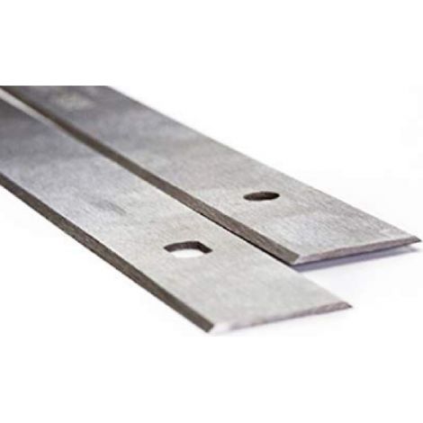 Leman – Fer réversible en acier 2 coupes 260 x 18 x 1,2 mm – Accessoire pour dégauchisseuse et raboteuse – Coupe nette pour bois dur
