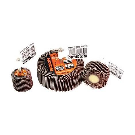 RUOTA ABRASIVA LAMELLARE 776 WOKIN - MM 25X25 GRANA 120 G.MM 6 776625 - 5 pezzi
