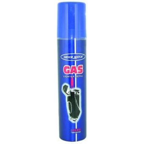 Trade Shop - Butangaskartusche Nachfüllpackung für Feuerzeuge 90 ml Universal mit Adaptern - (1/2)