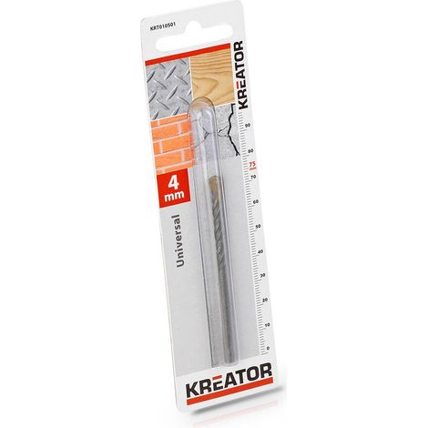 Foret Multi-matériaux Kreator 4mm Polyvalence Perçage - Kreator (1/2)