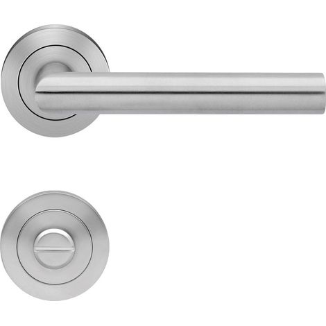 KARCHER DESIGN Drückergarnitur ER28S - Rhodos, Bad, Edelstahl (1/2)