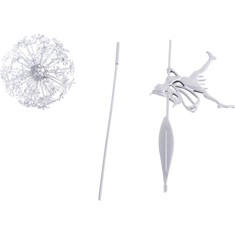 Statue de fée marchante en forme de fleur, piquet décoratif pour jardin, ornement de patio