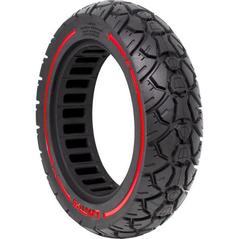 Pneu Plein Anti-Crevaison 10x2.5 pour Trottinette Ninebot G30 Max et F25 F30 F40 - Trottinette Jeep, Ducati Pro 2 Evo, Ocean Drive (1/5)
