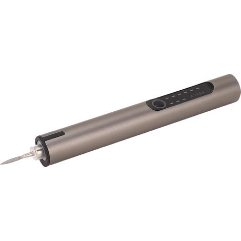 Kit d'outils rotatifs sans fil à 3 vitesses : outil rotatif rechargeable silencieux avec éclairage LED pour la gravure et le polissage (1/5)