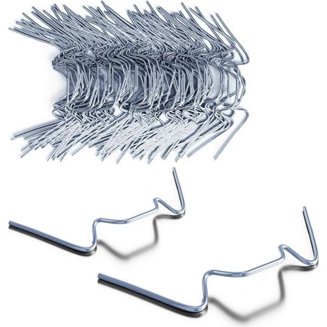 Sollbry 50 clips de acero inoxidable para acristalamiento de invernaderos de 1,2 mm de grosor, tipo W (1/5)