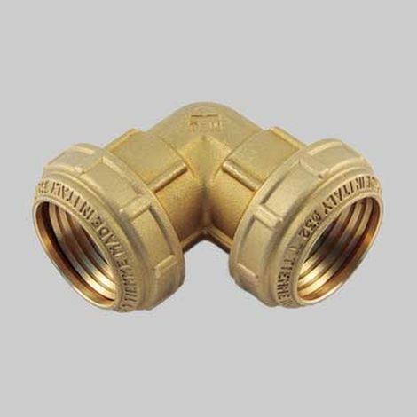 RACCORDO CURVO DOPPIO PN 25 COBRARING - 32 x 32