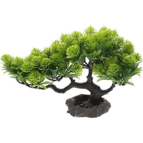 Décoration de Plateau de Sashimi, Pin Artificiel Vert en Plastique, Figurine Réaliste pour Décoration de Plats, Boutiques Japonaises, 118 Caractères (1/5)