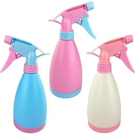Stück 500 ml Sprühflasche, leer, nachfüllbar (Reis-Rosa-Blau) (1/5)