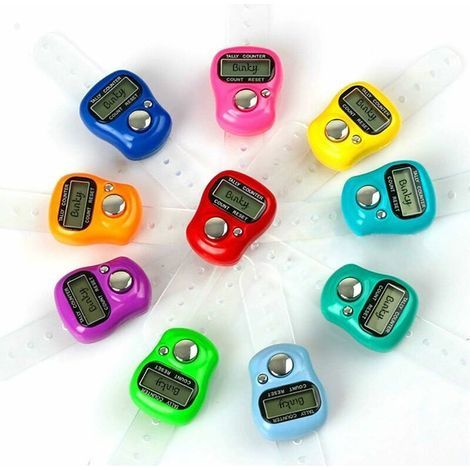Mini contatori digitali LCD, confezione da 5, display chiaro e compatto, perfetti per il conteggio industriale o fai-da-te