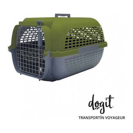 Dogit Pet Voyaguer Transport Transport Dimensioni L - verde /grigio