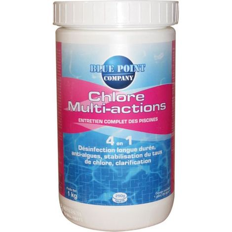 BLUE POINT COMPANY - Chlore multi-actions 4 en 1 - 1 Kg