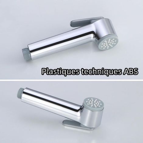 Duschkopf, 1 Strahlart, Handbrause mit Auslöser, Dusch-Bidet-Zubehör für WC (1/5)