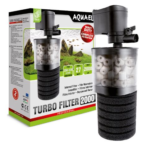 Aquael Turbo 2000 filtro negro para acuario 350L
