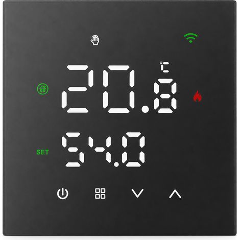 Thermostat pour chaudière murale O3 noir sans Wi-Fi 3A (1/5)