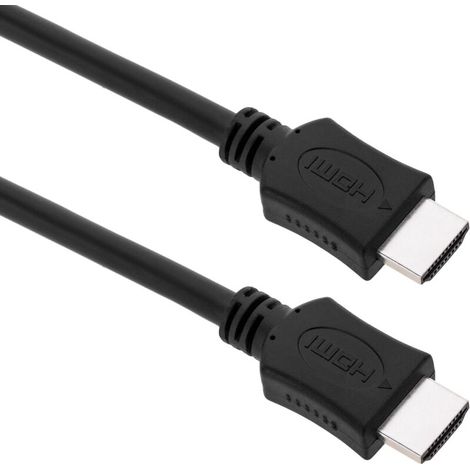 1 câble HDMI-A mâle vers HDMI-A mâle, norme HDMI 1.4, 3 m, support Ethernet 100 Mbps, résolution 4K, ferrites intégrées (1/5)