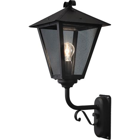 Konstsmide Benu Applique Lanterne Classique Extérieure Noire IP23 (1/3)