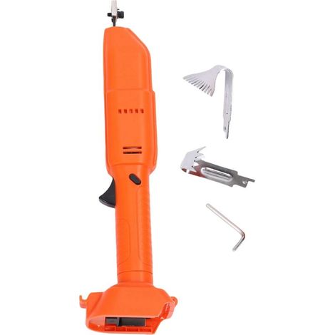 Houe sans fil 21V, outil de désherbage électrique portable 2500 tr/min avec têtes à 5 et 11 dents pour pelouses, serres et projets de remise en état des champs BL1815 BL1820 BL1840 BL1850 BL1860
