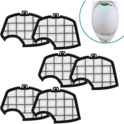 Filtros de motor para aspiradoras Vorwerk VK140 VK150 FP140, 6 unidades. Filtro para aspiradora para protección del motor. (1/4)