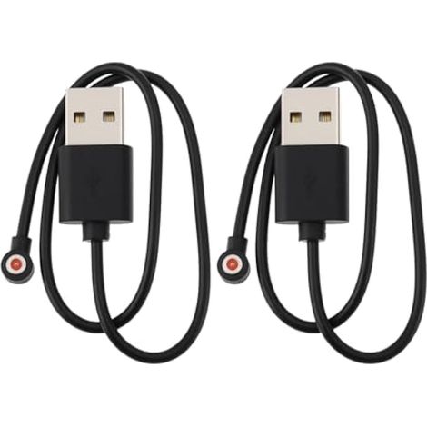 2x Câble de charge magnétique pour Smart Ring 4.0 mm, port rond, charge rapide, fermeture sécurisée. (1/5)