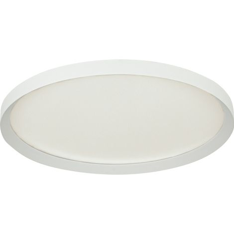 Plafonnier LED D450 42W CCT IRC90 Variable Blanc Sablé ZAMBELIS 25197 - 100 deg - Switch 2700-3200-4000K