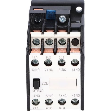 Contacteur AC 2NF+2NO Rail DIN pour Résidentiel Commutation Alimentation 9A 3TB40 230V 50Hz (1/5)