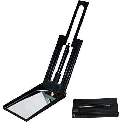 1 Miroir d'inspection LED pliable, télescopique en acrylique, grand angle pour véhicule et meubles (1/5)
