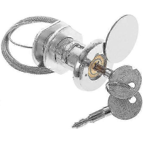 1 ensemble de déverrouillage d'urgence pour porte de garage avec interrupteur à clé (1/3)