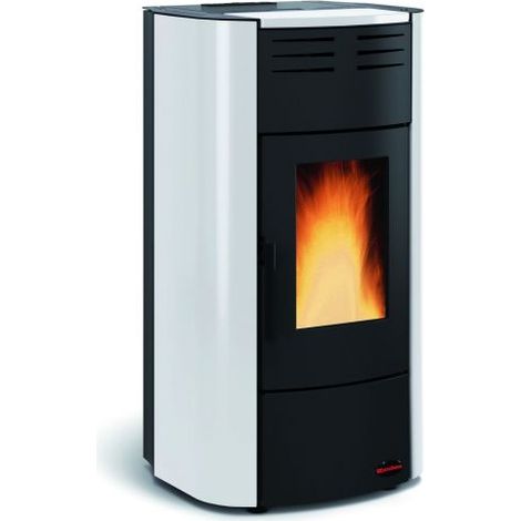 Extraflame TERMOSTUFA A PELLET RAFFAELLA IDRO H15 5.0 Col. Bianco