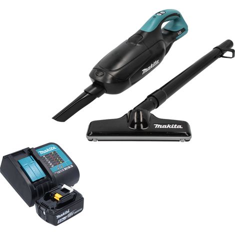 Makita DCL 182 ST1 B Akku Staubsauger 18 V Schwarz + 1x Akku 5,0 Ah + Ladegerät (1/5)