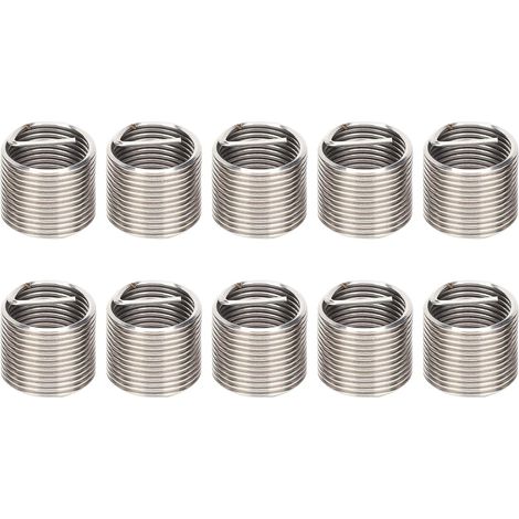 Inserts Filetés M16x1,5mm en Acier Inoxydable, Type 1.5D, Kit de 10 Pièces, Manchons de Réparation pour Alliage d'Aluminium (1/5)