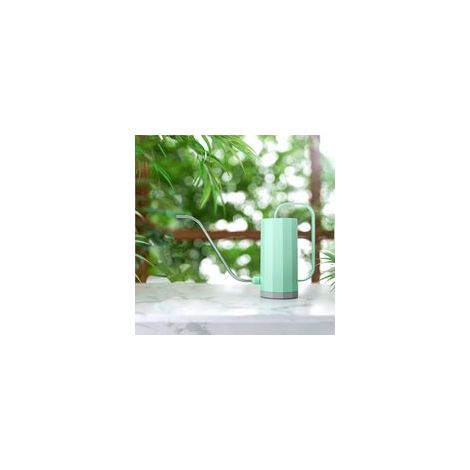 Arrosoir pour plantes d'intérieur avec un long bec anti-déversement et lisse parfait pour les plantes d'intérieur et d'extérieur (vert) (1/4)