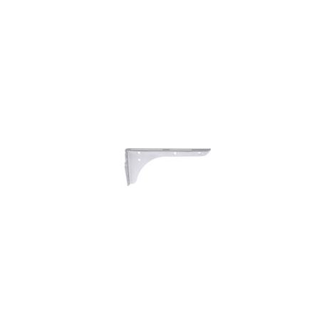 Kit paire de consoles de lavabo en acier zingué 32cm