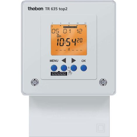 [NEUWERTIG] B-Ware Theben Schaltuhr Zeitschaltuhr Tr 635 Top2 Digital Timer 1 Kanal 230 V 72x72mm
