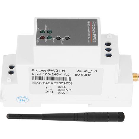Serveur série IP RS485 vers Wi-Fi/Ethernet pour ECos avec antenne PW21-H AC 100-240 V (1/5)