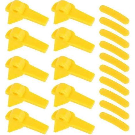 Têtes de démonte-pneus. démonte-pneus en paquet de 20. protections de bord. adaptées aux démonte-pneus à bec de canard. (1/5)