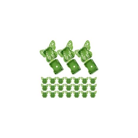 Clips Auto-Adhésifs Invisibles pour Plantes Grimpantes 40 Pièces Support Mural en Plastique Robuste Fixation Discrète pour Jardinière Murale Jardin (1/5)