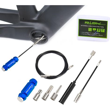 Bike Internal Cable Routing Tool Kit Compatible with 4-5.5mm Sheath, Inner Guide Installation for Bike Frame, Hydraulic Derailleur, Derailleur Cable (1/5)