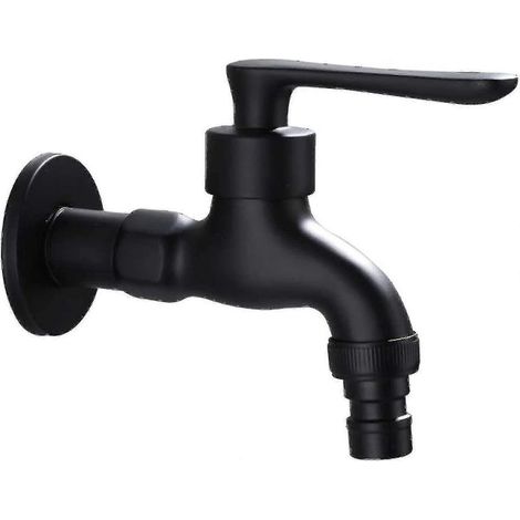 Robinet de jardin vintage, mitigeur à poignée unique, eau froide, entrée/sortie 1/2 pouce pour tuyau d'arrosage, lavage (1/5)