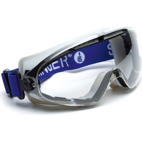 Lunettes masques de protection Singer Safety bi-matière Bleu
