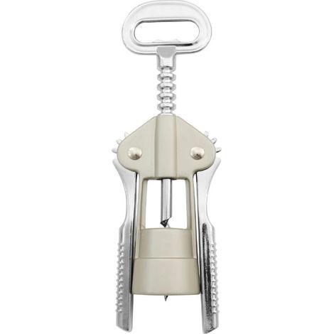 21481 Ouvre bouteille, tire bouchon, ouvre bouteille de vin, tire bouchon à levier, tire bouchon professionnel, decapsuleur biere, Acier galvanisé, 22,9 x 7,5 cm