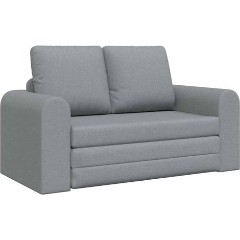 Canapé-lit，Canapé convertible Gris clair 148 x 71 x 83 cm tissu CFW70791 (1/5)