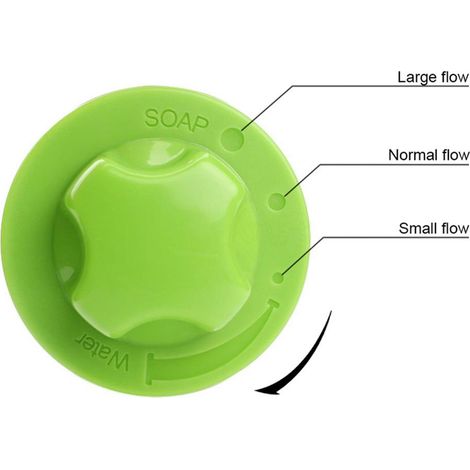 Lance à mousse portable pour auto, pistolet à eau haute pression, outil de nettoyage pour lave-auto. (1/4)