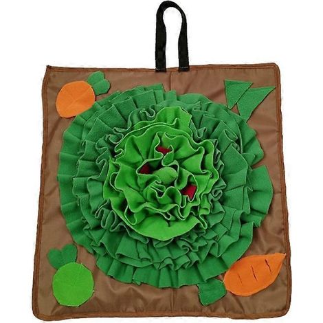Chien Tapis de Fouille Reniflage, Couverture d'Entraînement Olfactif, Plateau de Nourriture Lente, Distributeur de Friandises, Tapis Anti-Stress pour Chien (1/4)