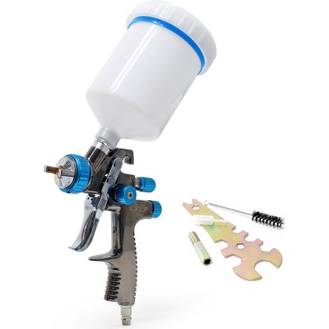 XPOtool pistola de pintar LVLP 500ml recipiente boquilla 1,4mm pistola pulverizadora 1,5bar 160l/min